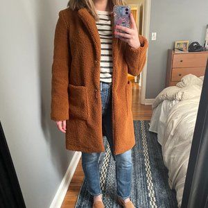 French Connection Teddy Faux Shearling Coat